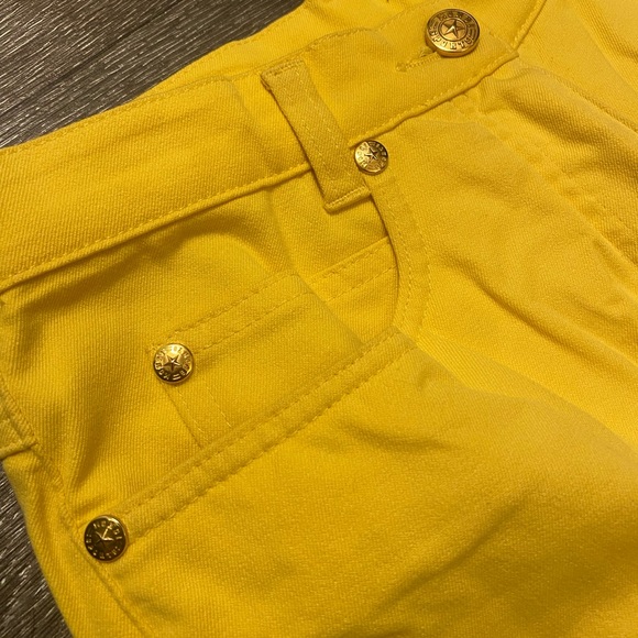 1990’s Vintage Mondi Sports Yellow Pants - Picture 3 of 8